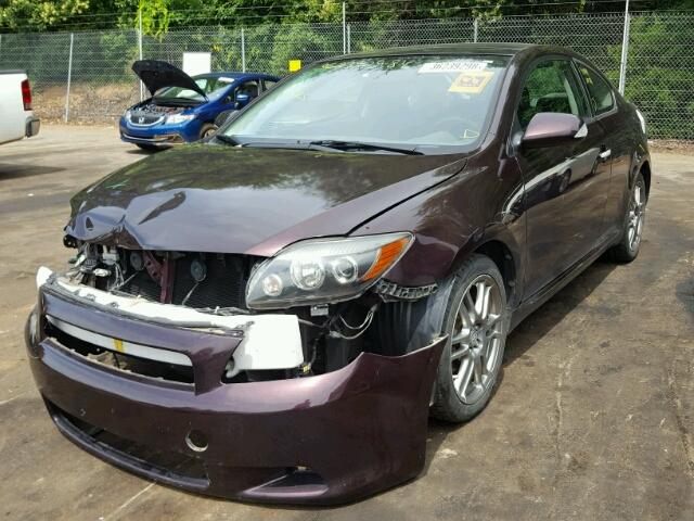 JTKDE3B72A0316749 - 2010 SCION TC MAROON photo 2