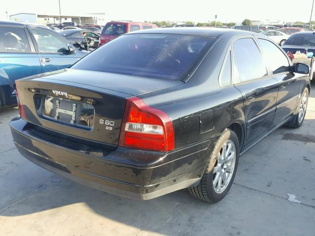 YV1TS92D321277292 - 2002 VOLVO S80 BLACK photo 4