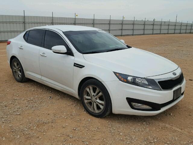 5XXGN4A73CG089200 - 2012 KIA OPTIMA EX WHITE photo 1