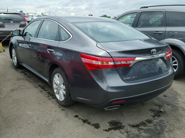 4T1BK1EB8DU042445 - 2013 TOYOTA AVALON BAS GRAY photo 3