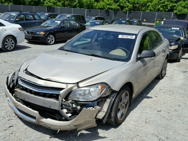 1G1ZB5E17BF276524 - 2011 CHEVROLET MALIBU LS GOLD photo 2