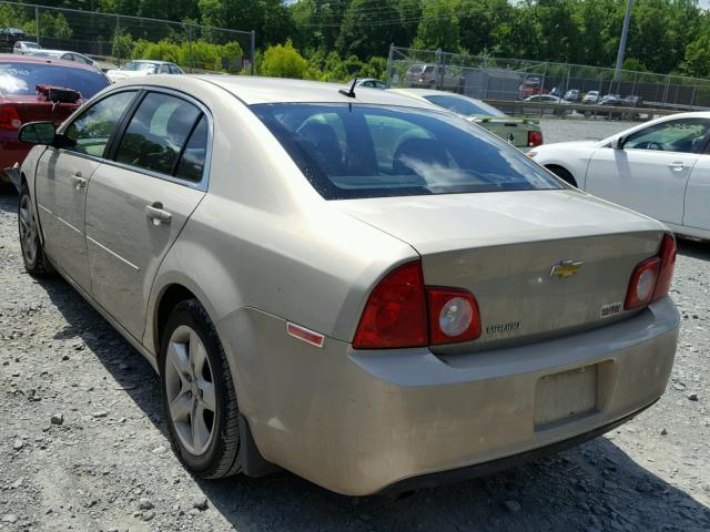 1G1ZB5E17BF276524 - 2011 CHEVROLET MALIBU LS GOLD photo 3