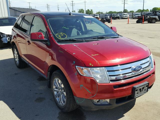 2FMDK39C07BB70373 - 2007 FORD EDGE SEL P RED photo 1