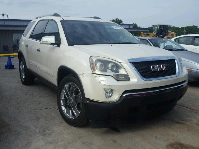 1GKLRMED5AJ244085 - 2010 GMC ACADIA SLT WHITE photo 1