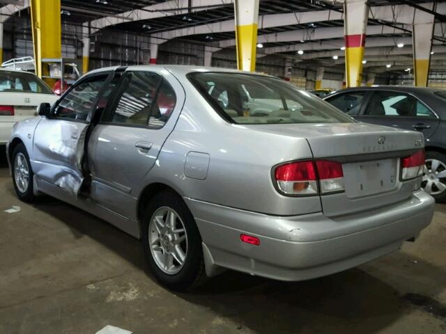 JNKCP11A12T505552 - 2002 INFINITI G20 SILVER photo 3