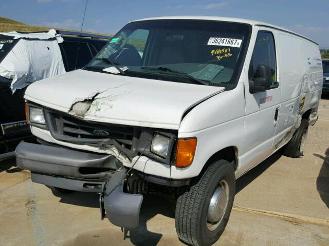 1FTNE24L16HA92978 - 2006 FORD ECONOLINE WHITE photo 2