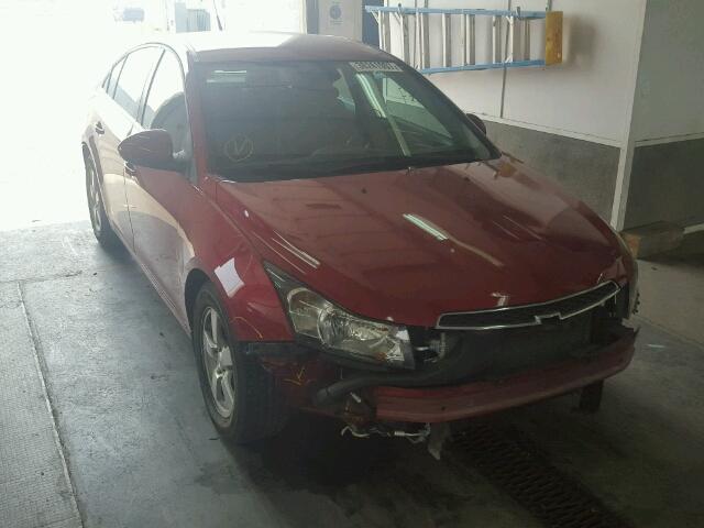 1G1PC5SB4E7199322 - 2014 CHEVROLET CRUZE LT RED photo 1