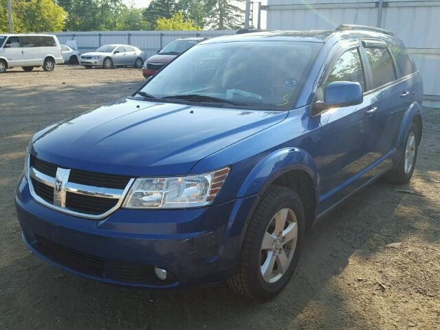 3D4PG5FV7AT171670 - 2010 DODGE JOURNEY SX BLUE photo 2