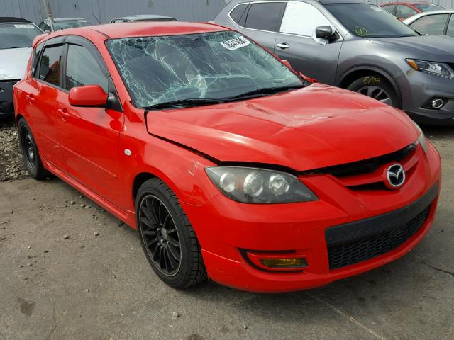 JM1BK34L371622279 - 2007 MAZDA SPEED 3 RED photo 1