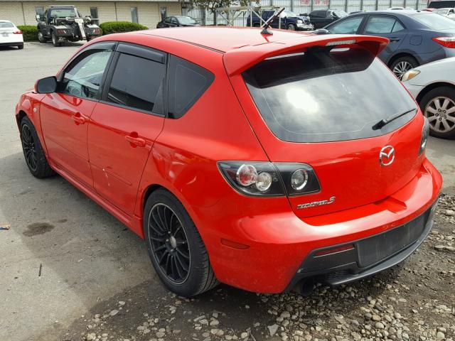 JM1BK34L371622279 - 2007 MAZDA SPEED 3 红色 照片 3