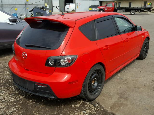 JM1BK34L371622279 - 2007 MAZDA SPEED 3 红色 照片 4