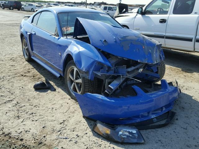 1FAFP42R43F403897 - 2003 FORD MUSTANG MA BLUE photo 1