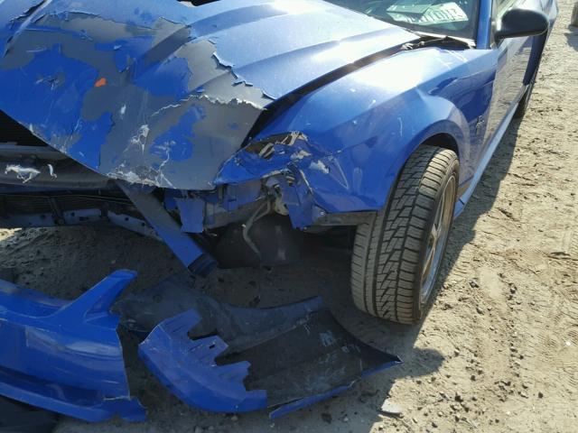 1FAFP42R43F403897 - 2003 FORD MUSTANG MA BLUE photo 9