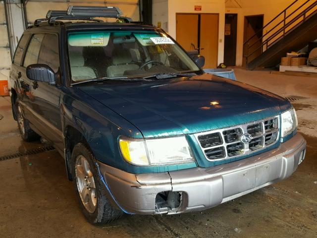 JF1SF6558XH704351 - 1999 SUBARU FORESTER S GREEN photo 1