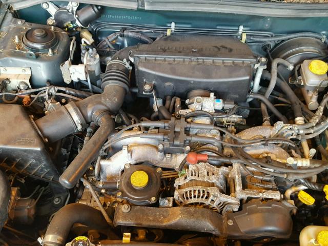 JF1SF6558XH704351 - 1999 SUBARU FORESTER S GREEN photo 7