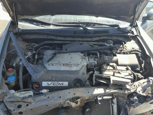 1HGCP36859A049212 - 2009 HONDA ACCORD EXL GRAY photo 7