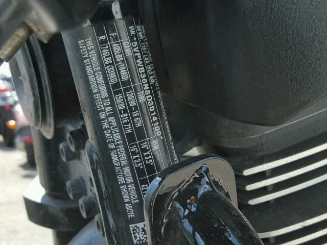 5VPWB36N8D3014100 - 2013 VICTORY MOTORCYCLES HIGH-BALL Schwarz Foto 10