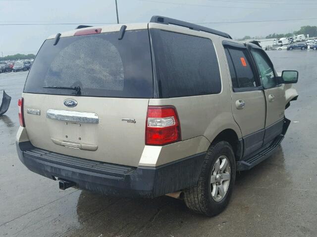 1FMFU15507LA69736 - 2007 FORD EXPEDITION GOLD photo 4