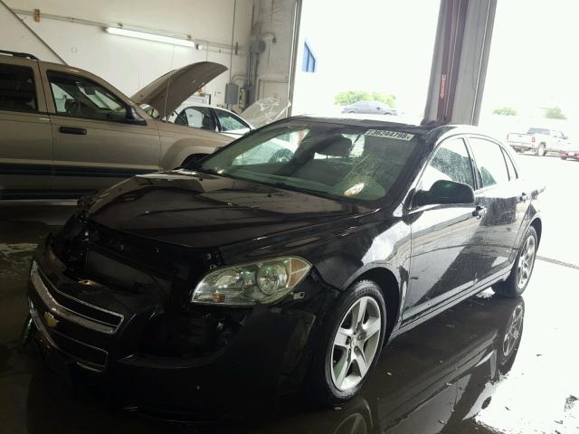 1G1ZB5EB1AF297327 - 2010 CHEVROLET MALIBU LS BLACK photo 2