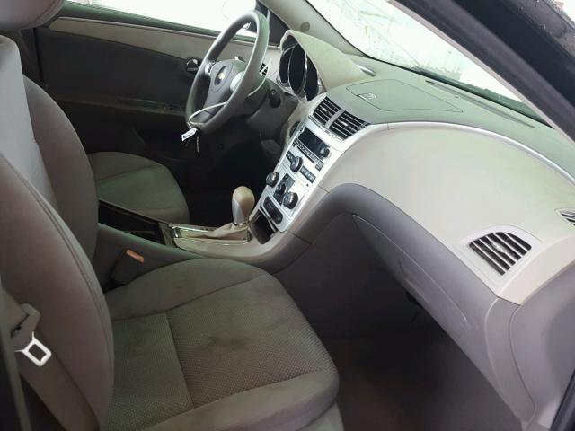 1G1ZB5EB1AF297327 - 2010 CHEVROLET MALIBU LS BLACK photo 5