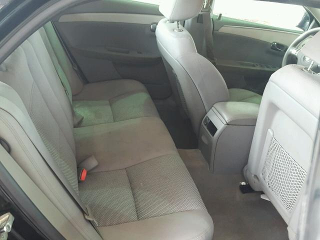 1G1ZB5EB1AF297327 - 2010 CHEVROLET MALIBU LS BLACK photo 6