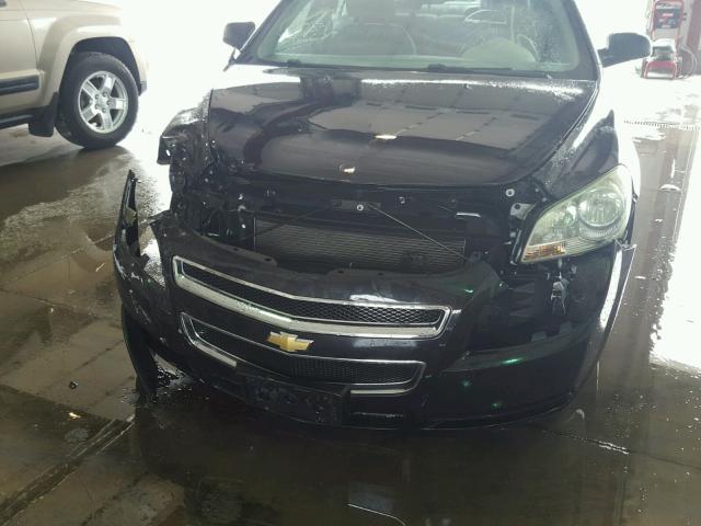 1G1ZB5EB1AF297327 - 2010 CHEVROLET MALIBU LS BLACK photo 9