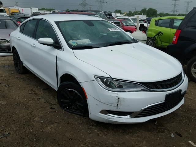 1C3CCCAB8FN719311 - 2015 CHRYSLER 200 LIMITE WHITE photo 1