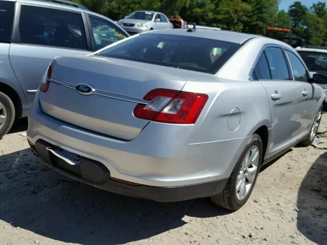 1FAHP2HW3BG118689 - 2011 FORD TAURUS SEL SILVER photo 4