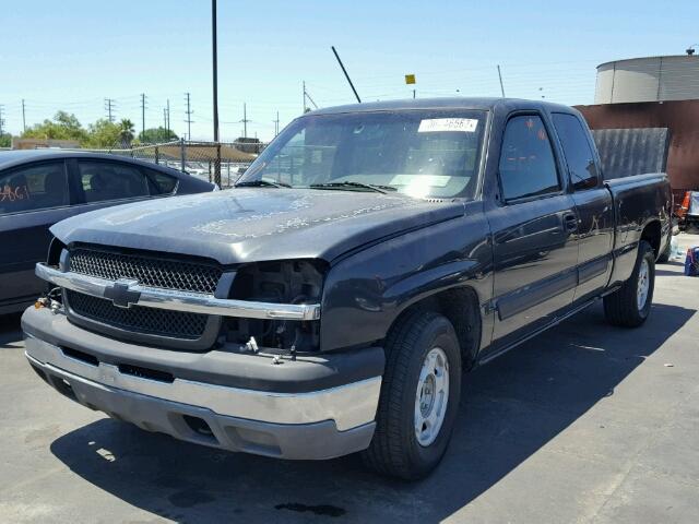 2GCEC19V631127409 - 2003 CHEVROLET SILVERADO GRAY photo 2