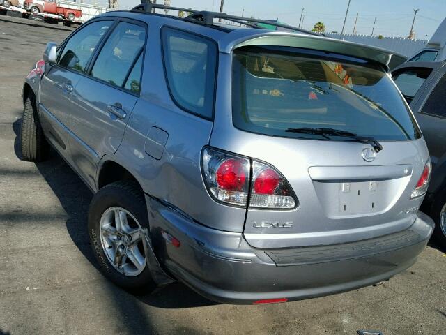 JTJGF10U630151478 - 2003 LEXUS RX 300 SILVER photo 3