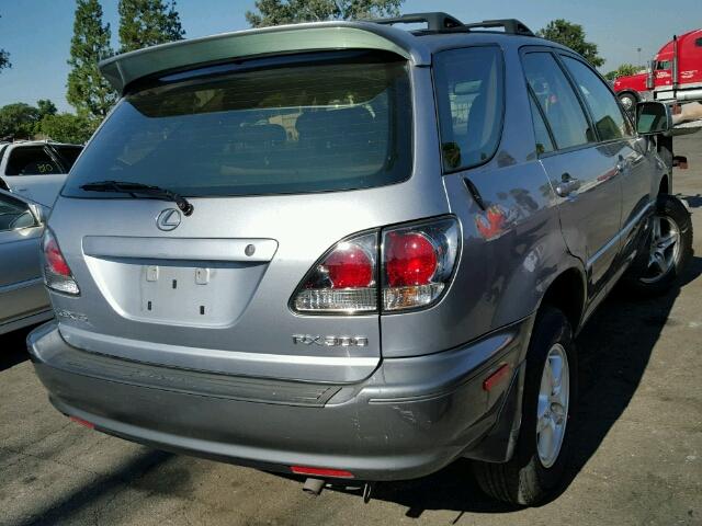 JTJGF10U630151478 - 2003 LEXUS RX 300 SILVER photo 4