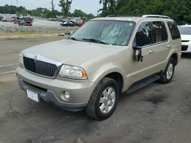 5LMEU88H04ZJ18059 - 2004 LINCOLN AVIATOR Qızıl foto 2