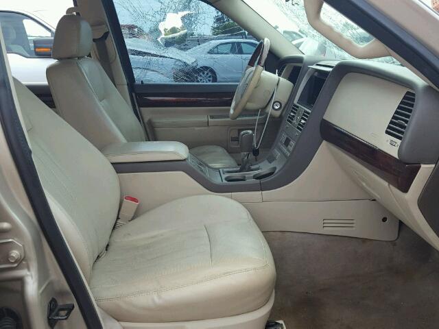 5LMEU88H04ZJ18059 - 2004 LINCOLN AVIATOR Qızıl foto 5