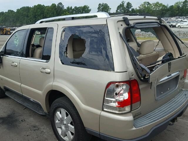 5LMEU88H04ZJ18059 - 2004 LINCOLN AVIATOR Qızıl foto 9