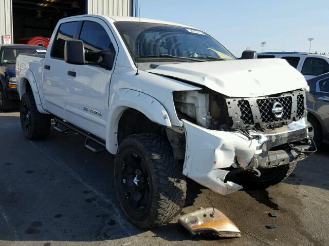 1N6AA07C89N318608 - 2009 NISSAN TITAN XE WHITE photo 1