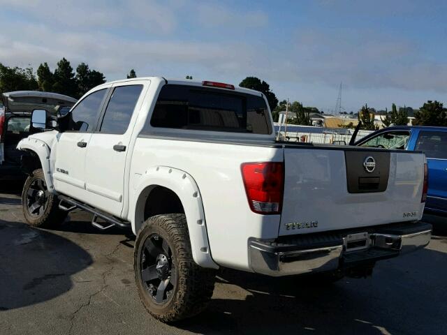 1N6AA07C89N318608 - 2009 NISSAN TITAN XE WHITE photo 3