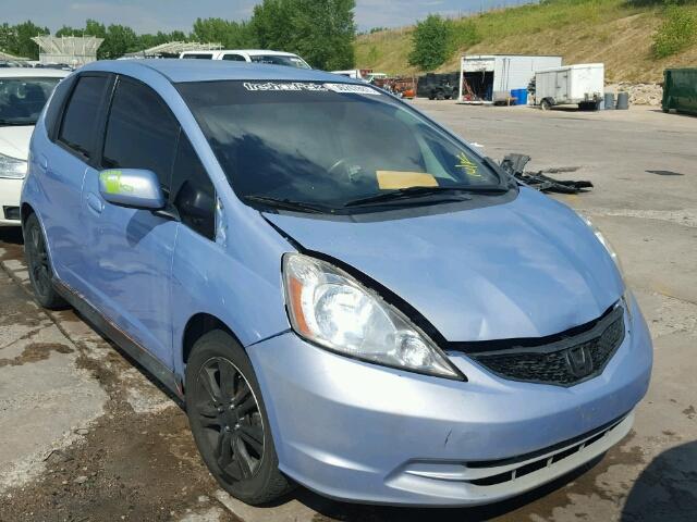 JHMGE88489S041725 - 2009 HONDA FIT SPORT BLUE photo 1