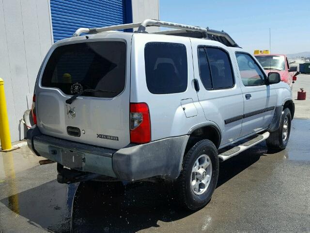 5N1ED28T31C520189 - 2001 NISSAN XTERRA XE SILVER photo 4