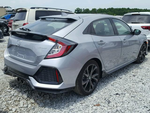 SHHFK7H47JU207054 - 2018 HONDA CIVIC SPOR SILVER photo 4