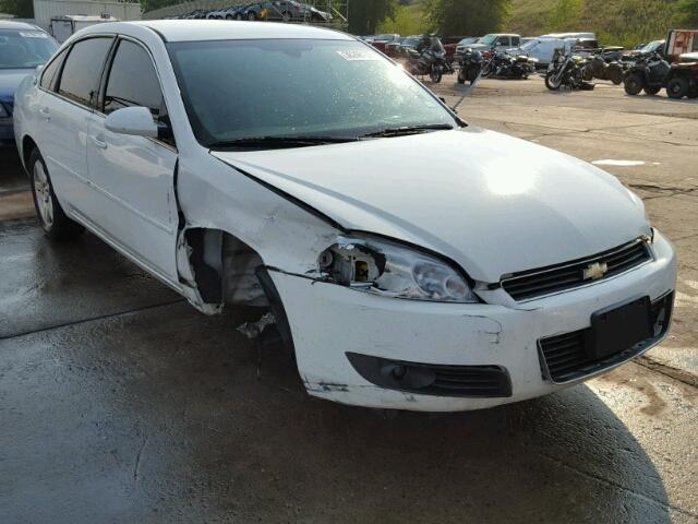 2G1WC58R779176456 - 2007 CHEVROLET IMPALA LT WHITE photo 1