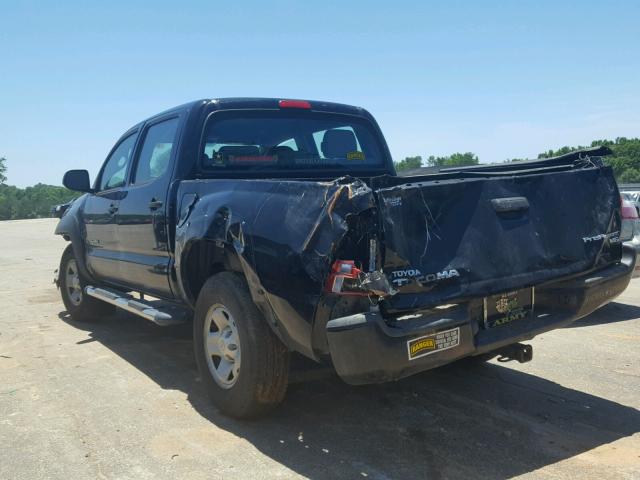 5TFJU4GN8FX067270 - 2015 TOYOTA TACOMA DOU BLACK photo 3