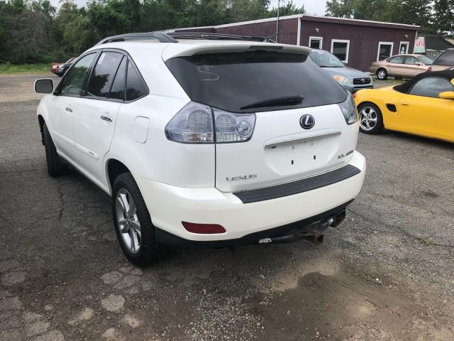 JTJHW31U882850248 - 2008 LEXUS RX 400H WHITE photo 3