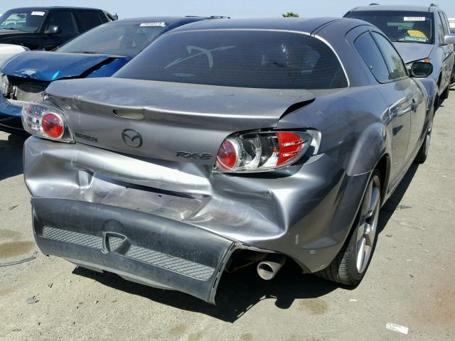 JM1FE173650146878 - 2005 MAZDA RX8 GRAY photo 4