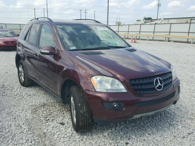 4JGBB86E86A136931 - 2006 MERCEDES-BENZ ML 350 BURGUNDY photo 1