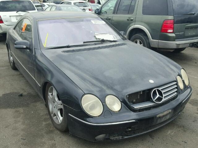 WDBPJ75J6YA006038 - 2000 MERCEDES-BENZ CL 500 BLACK photo 1