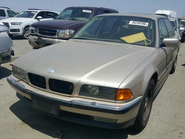 WBAGJ8328VDM07049 - 1997 BMW 740 IL GOLD photo 2