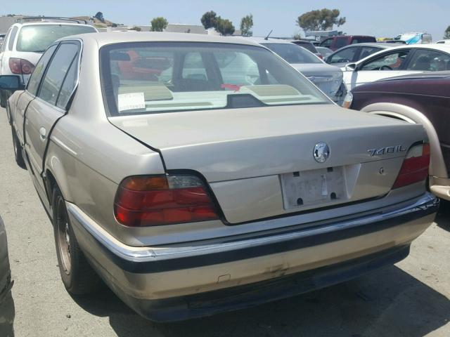 WBAGJ8328VDM07049 - 1997 BMW 740 IL GOLD photo 3