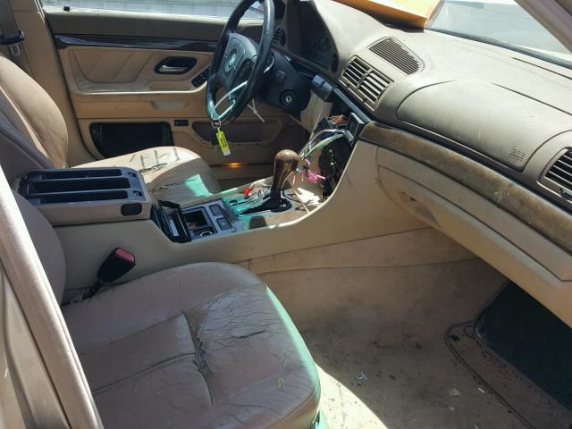 WBAGJ8328VDM07049 - 1997 BMW 740 IL GOLD photo 5