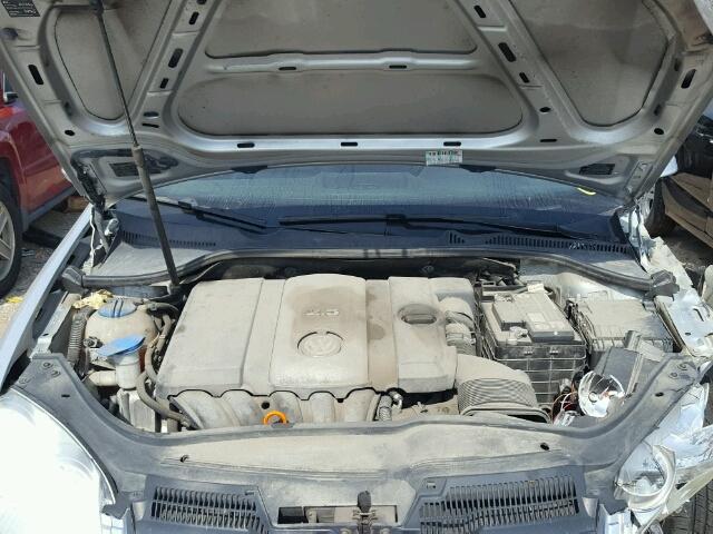 3VWRM71K39M022375 - 2009 VOLKSWAGEN JETTA SE SILVER photo 7