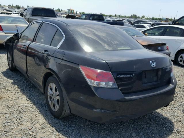 1HGCP26428A099555 - 2008 HONDA ACCORD LXP BLACK photo 3